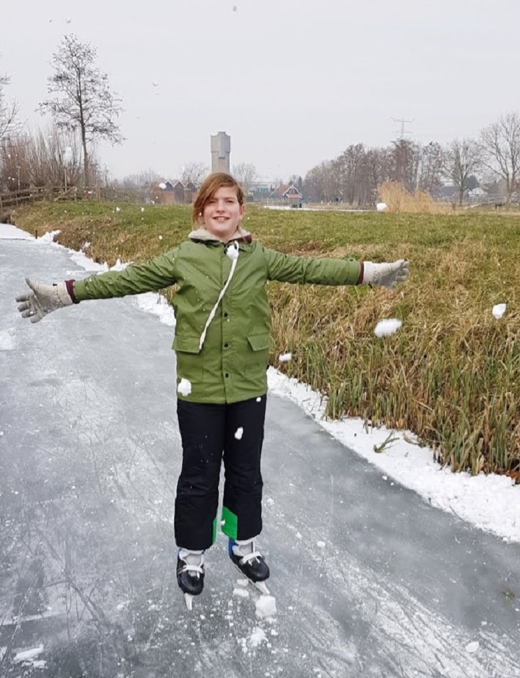 En dat na een week vol sneeuwperikelen  en ijspret. 