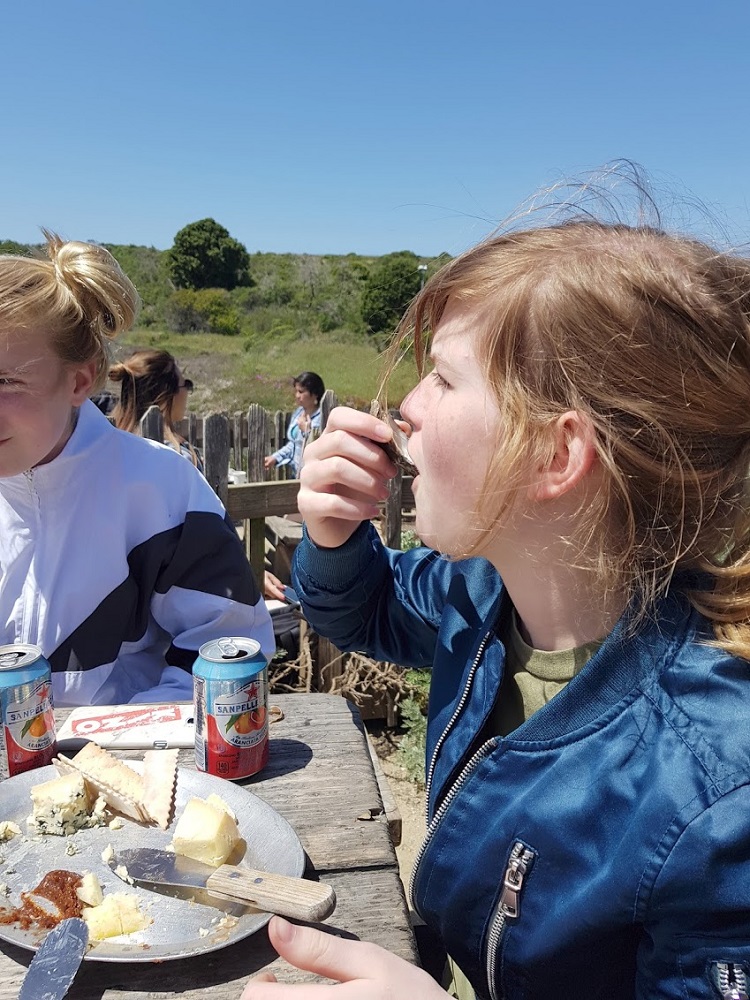 Tomales Bay: oesters voor lunch bij The Boat Oyster Bar.